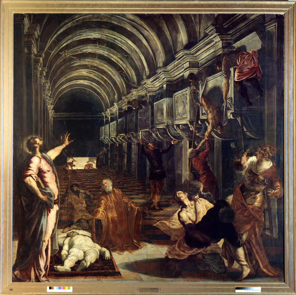 A descoberta do corpo de São Marcos de Jacopo Robusti Tintoretto