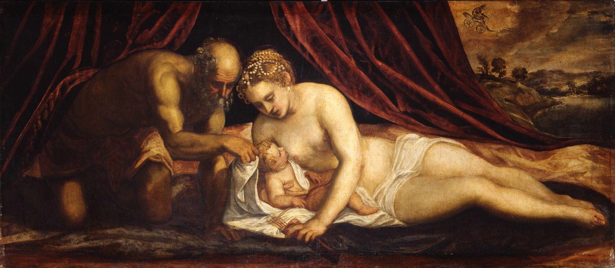 Vênus, Vulcano e Cupido de Jacopo Robusti Tintoretto
