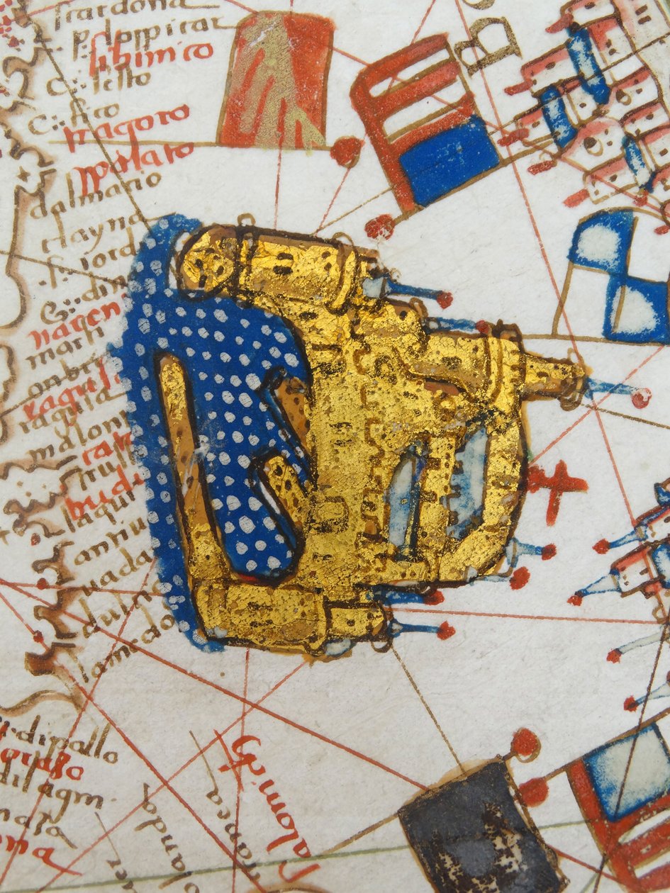 Mapa renascentista da Europa, Jacopo Russo (depois) 1528 de Jacopo Russo