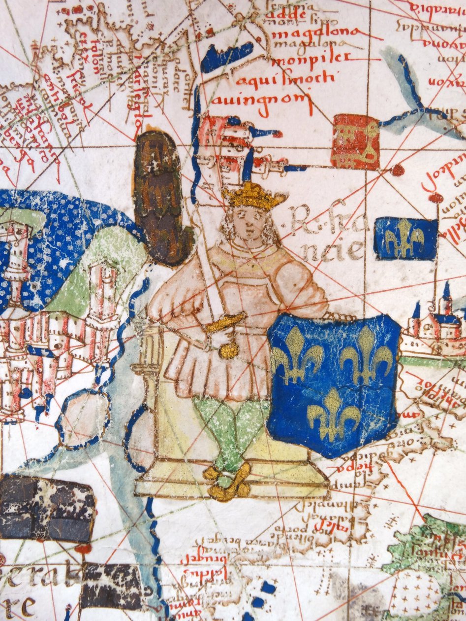 Mapa renascentista da Europa, Jacopo Russo, (após) 1528 de Jacopo Russo