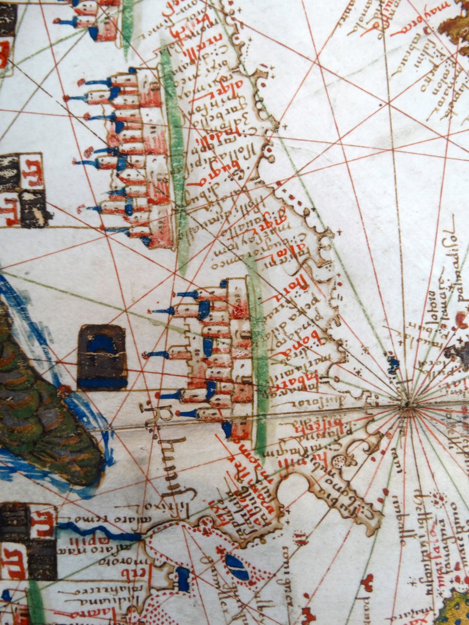 Mapa renascentista da Europa, Jacopo Russo (depois), 1528 de Jacopo Russo