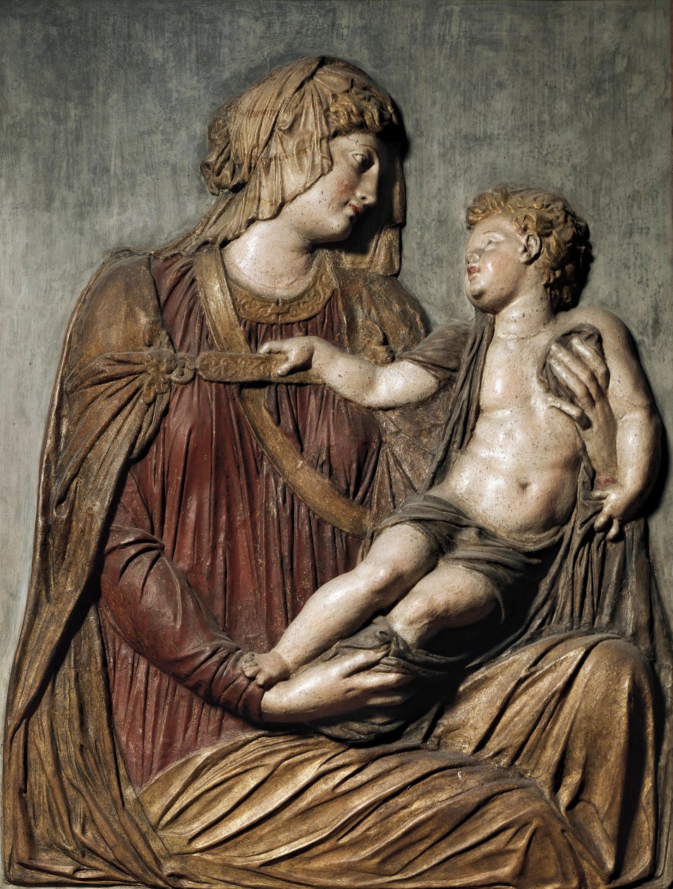A Madonna e a criança de Jacopo Sansovino