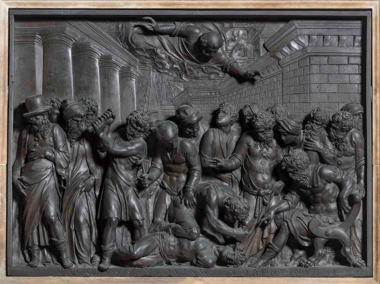 O milagre do escravo O milagre de São Marcos, 1541. de Jacopo Sansovino