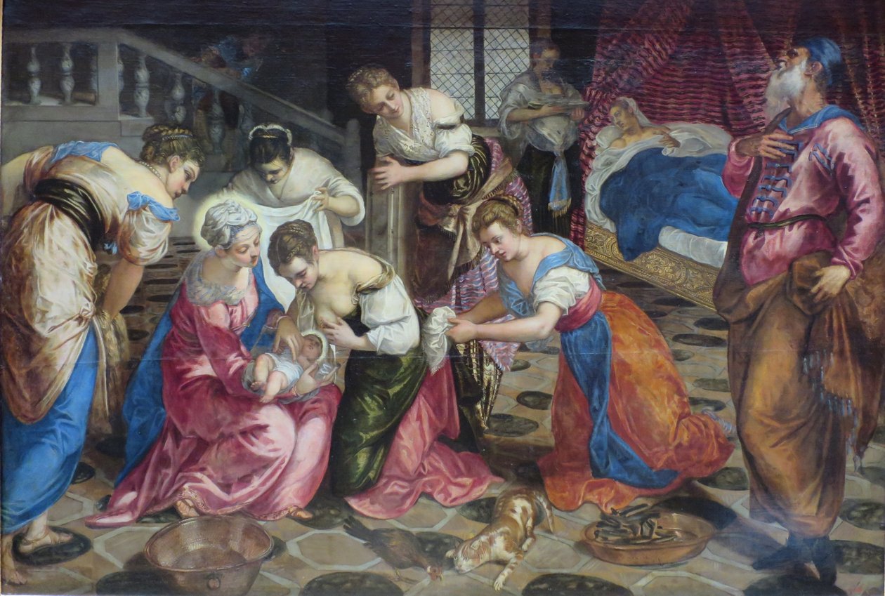 Nascimento de São João Batista de Jacopo Tintoretto
