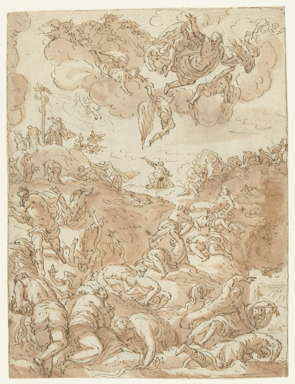 Erguendo a Serpente de Cobre de Jacopo Tintoretto