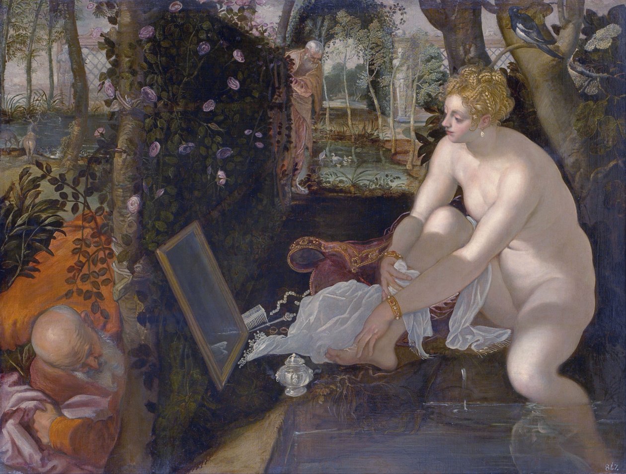 Susana e os anciãos de Jacopo Tintoretto