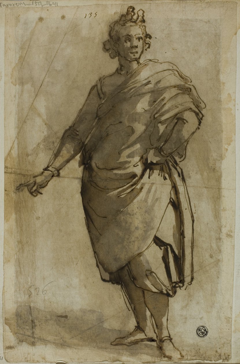 Figura masculina em pé de Jacopo da Empoli