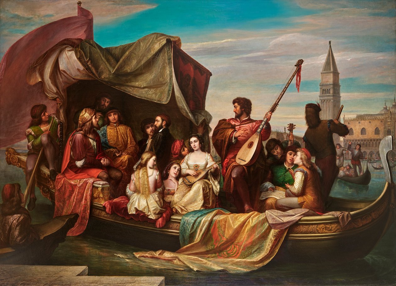 Giovanni Bellini e Albrecht Dürer são celebrados por artistas venezianos de Jacopo de Andrea