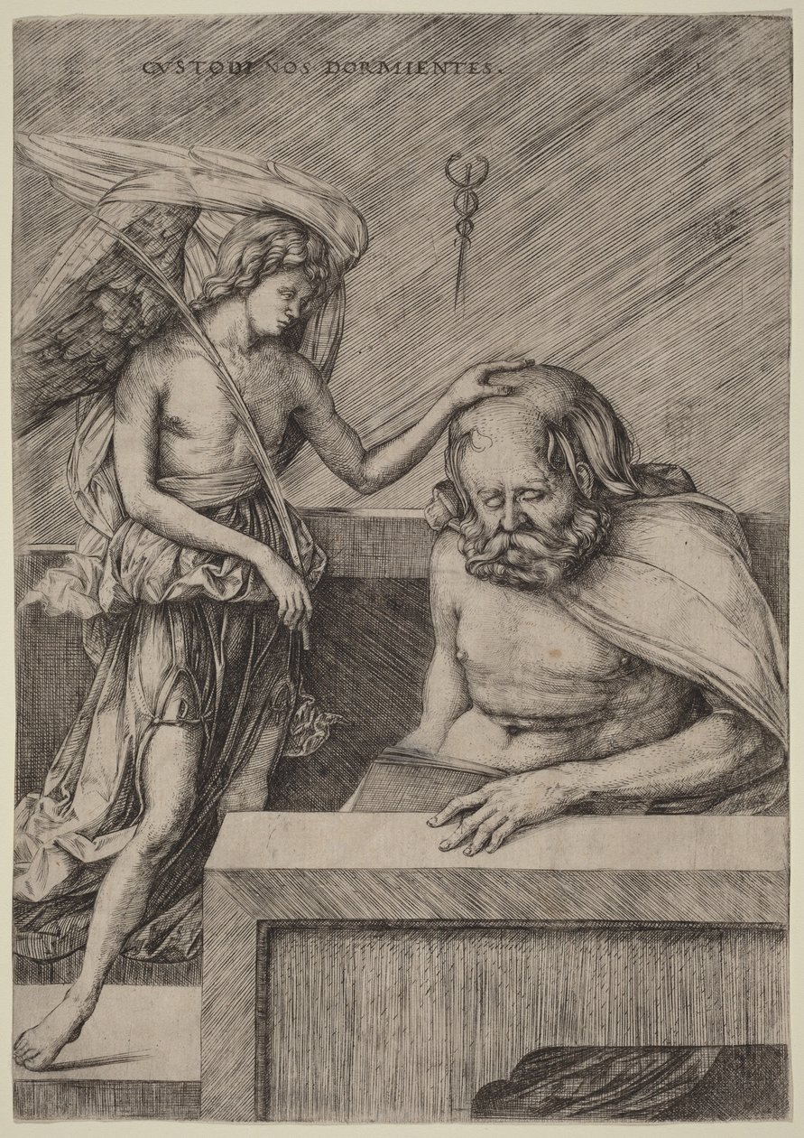 Protege-nos enquanto dormimos (O Anjo da Guarda) de Jacopo de