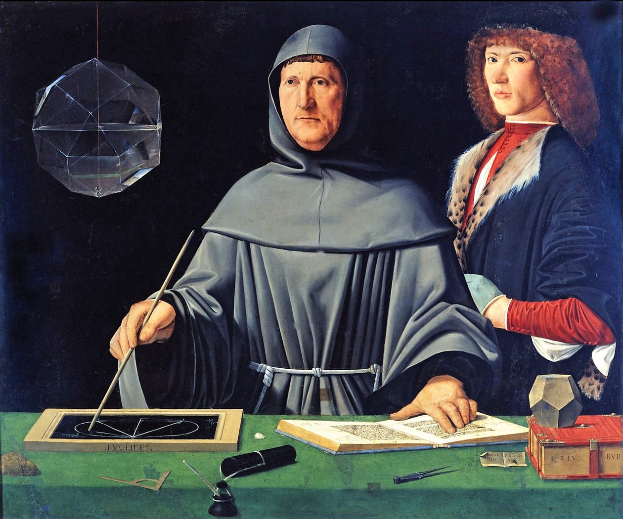 Italiano: Retrato de Luca Pacioli Retrato de Luca Pacioli de Jacopo de
