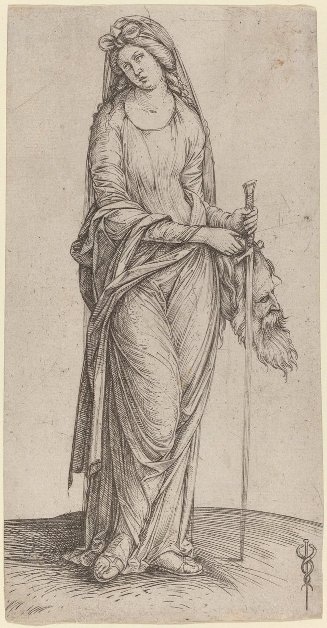 Judith Segurando a Cabeça de Holofernes de Jacopo de