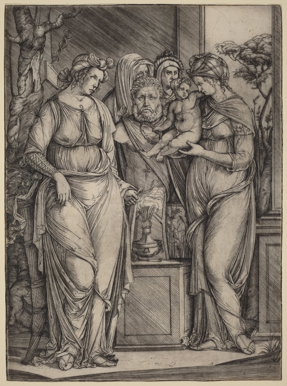 Grande sacrifício a Priapus de Jacopo de