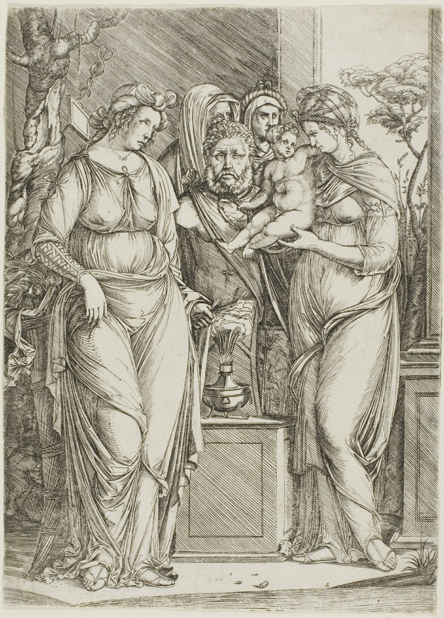 Sacrifício a Príapo, o Prato Grande de Jacopo de
