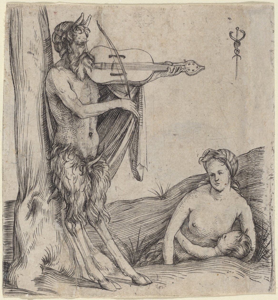 Família do sátiro de Jacopo de