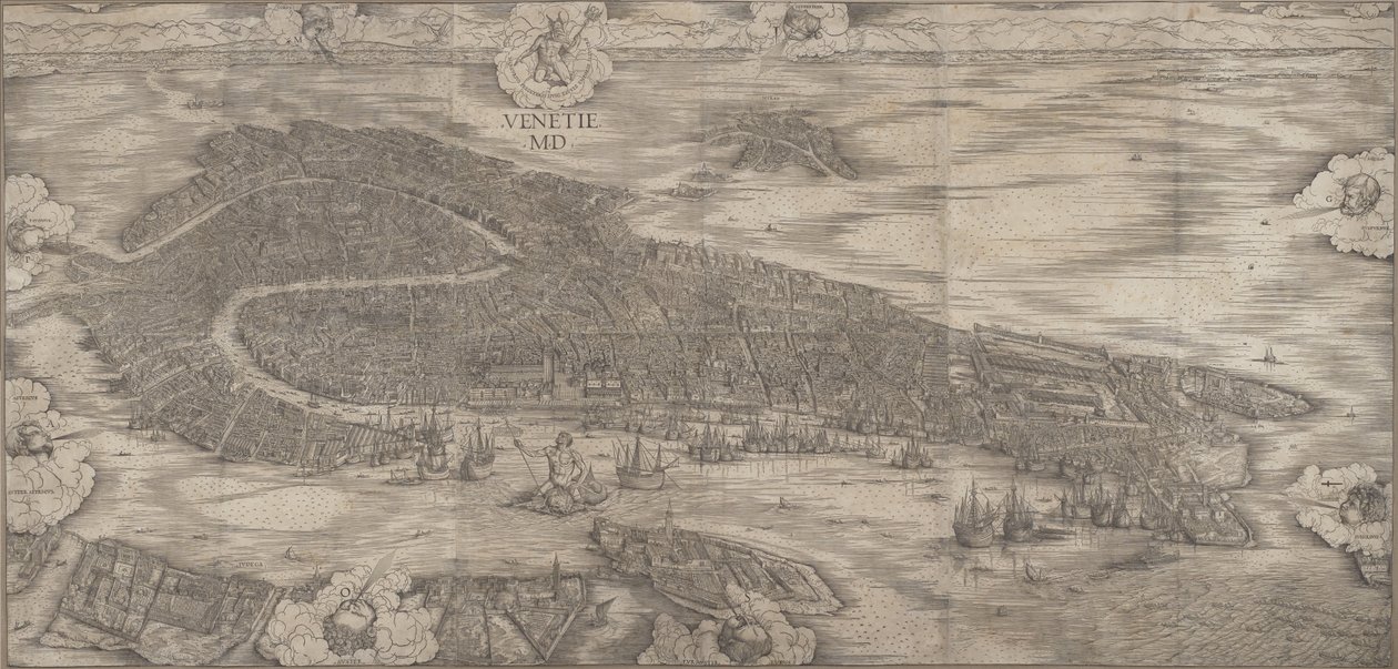 Vista de Veneza de Jacopo de Barbari