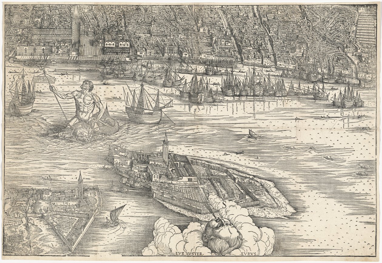 Vista de Veneza [bloco central inferior] de Jacopo de