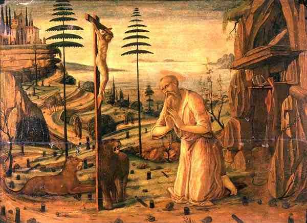 São Jerônimo em Oração de Jacopo del Sellaio