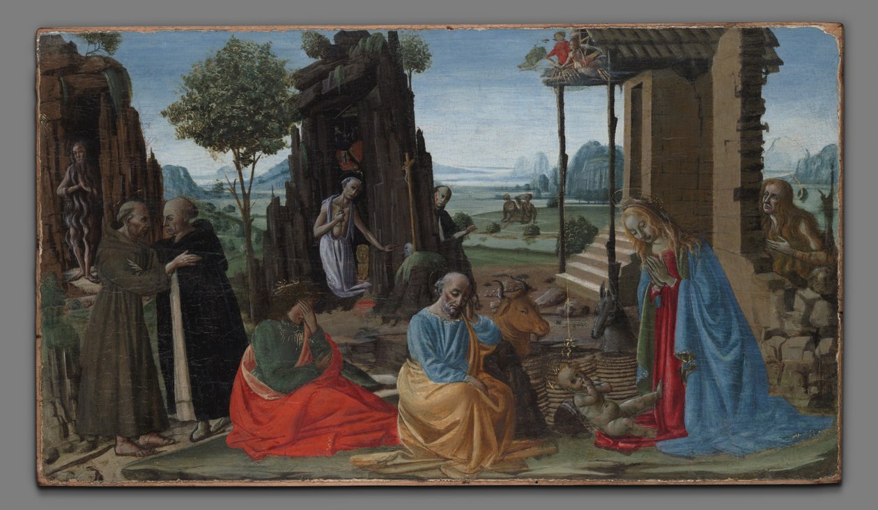 A Natividade mística de Jacopo del Sellaio