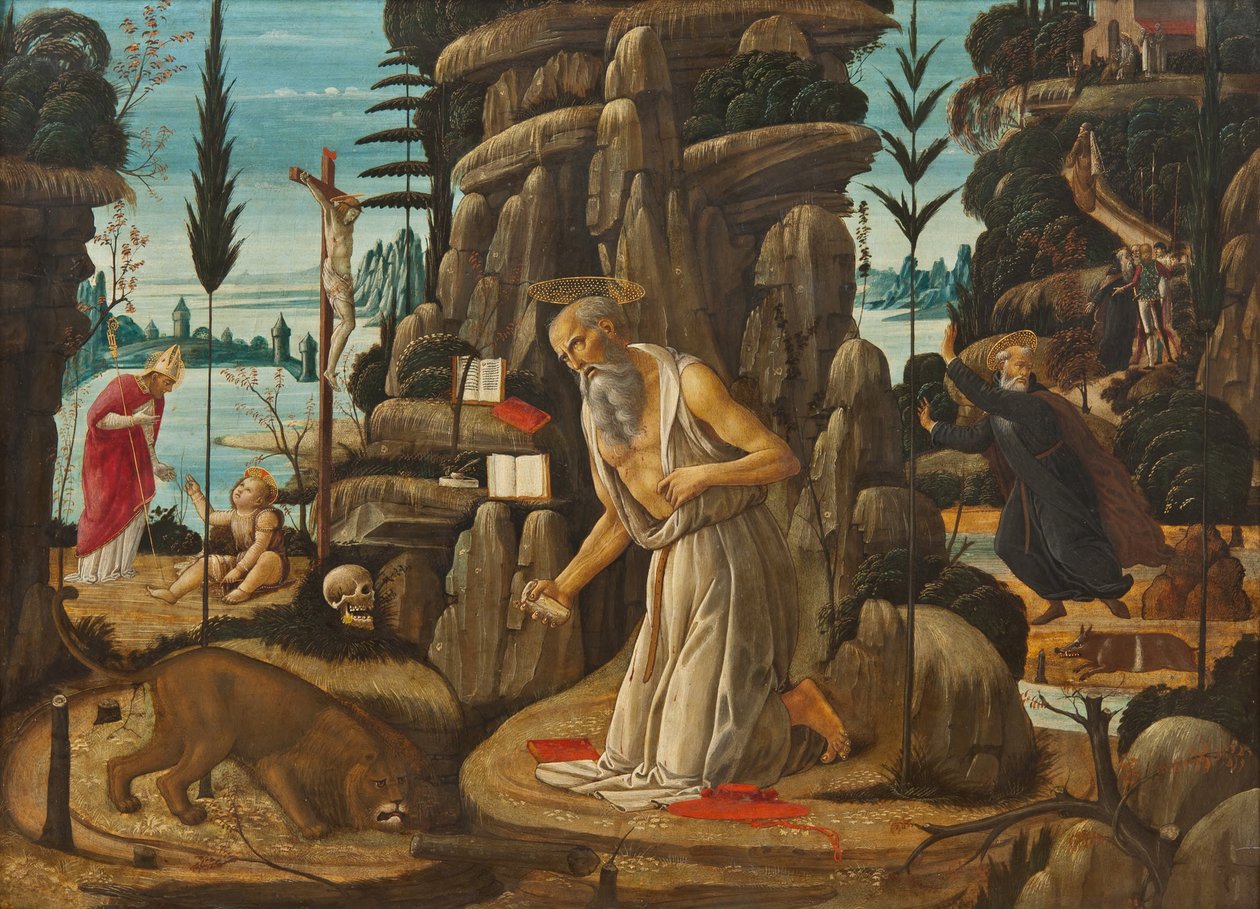 São Jerónimo penitente de Jacopo del Sellaio