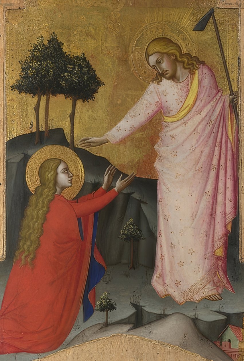 Não me toque. hum 1368-1370 de Jacopo di Cione