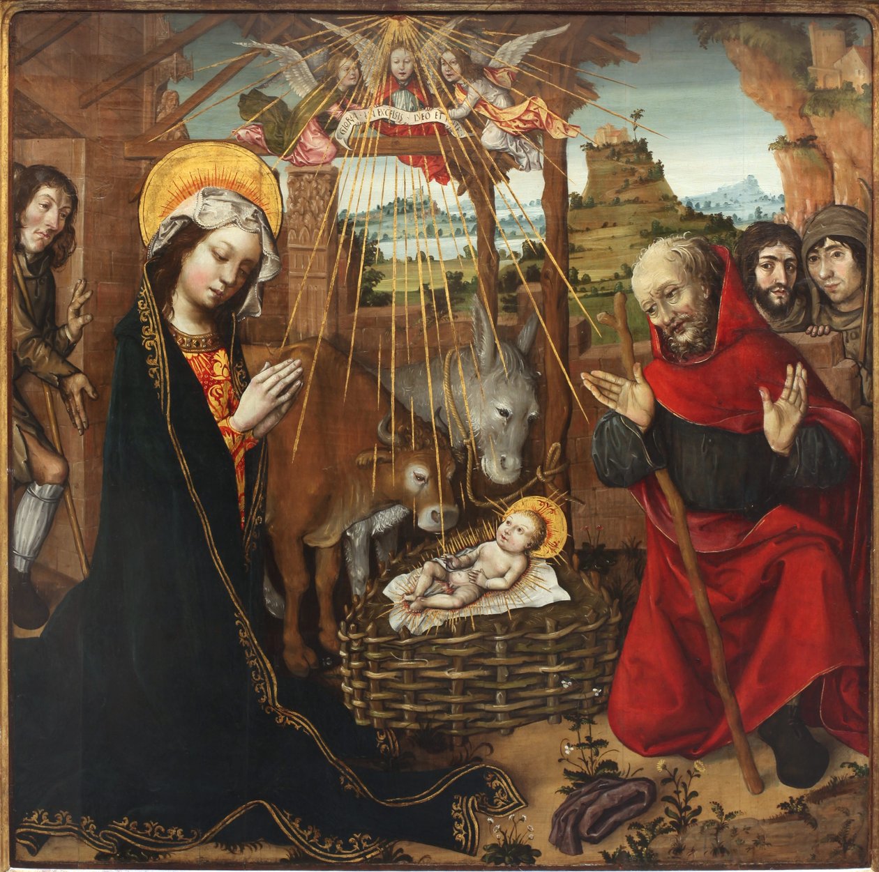 A adoração da criança de Jacquelin de Montluçon