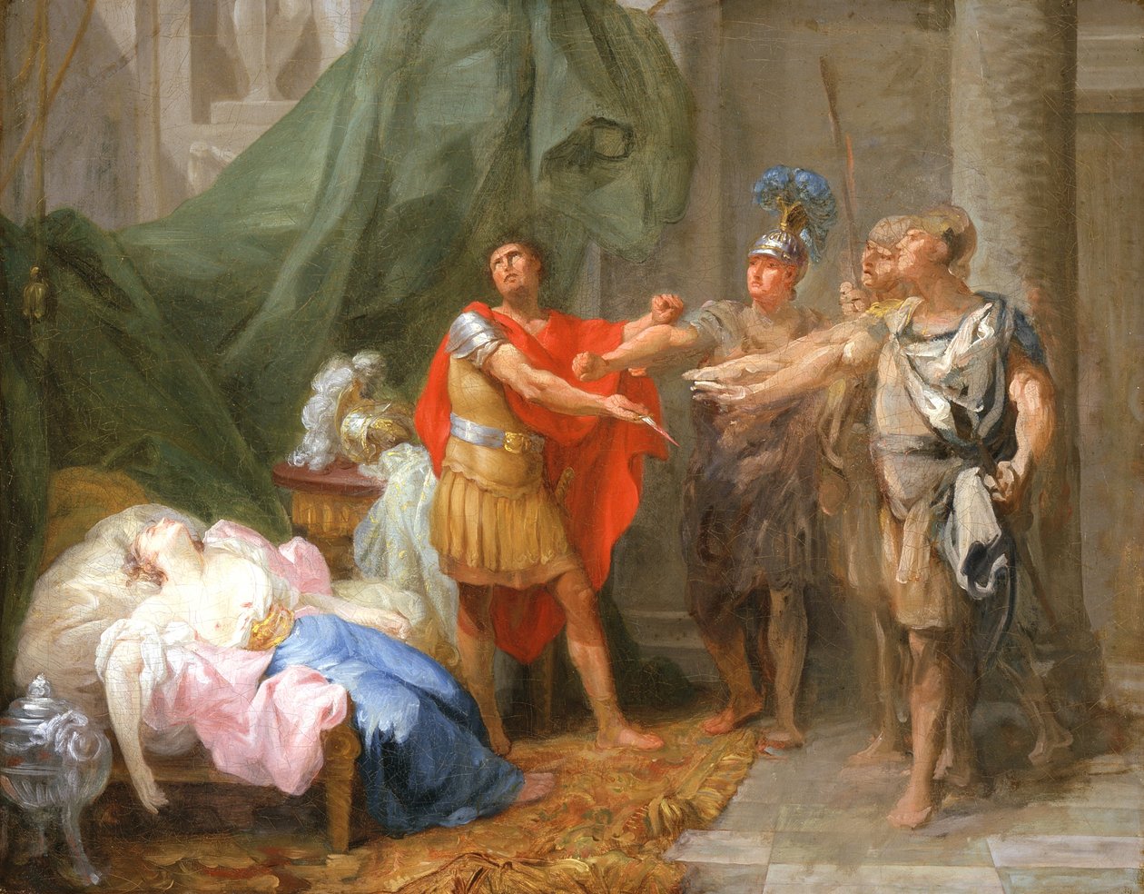 O juramento de Brutus, c.1771 de Jacques Antoine Beaufort