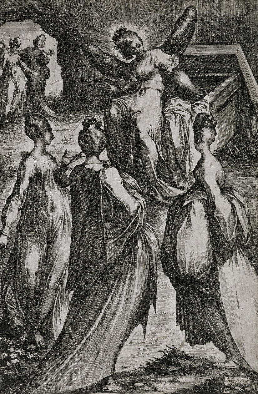 As mulheres sagradas no sepulcro de Jacques Bellange