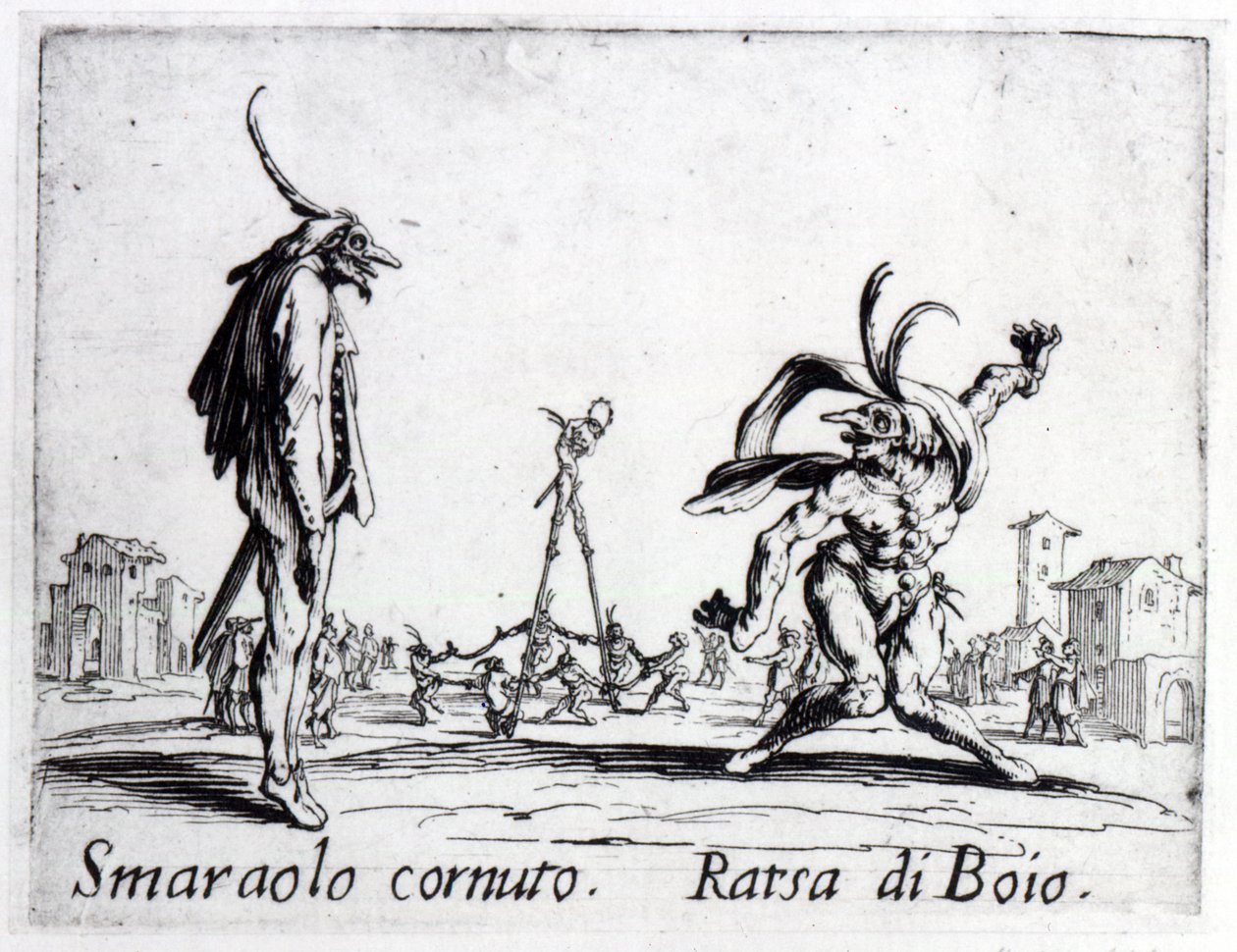 Balli de Sfessania, c.1622 de Jacques Callot