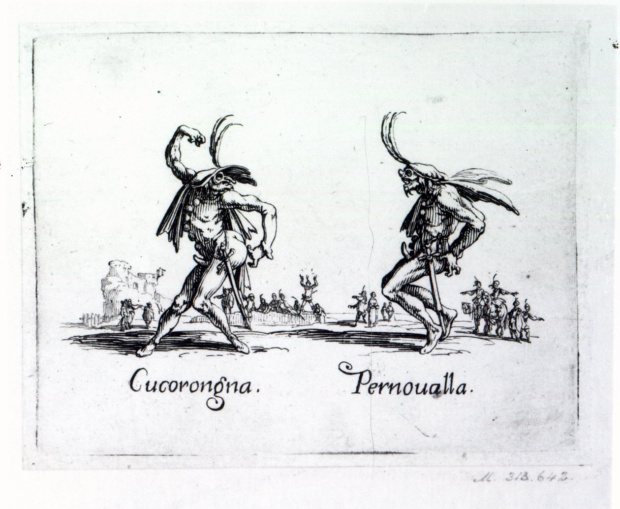 Balli de Sfessania, c.1622 de Jacques Callot