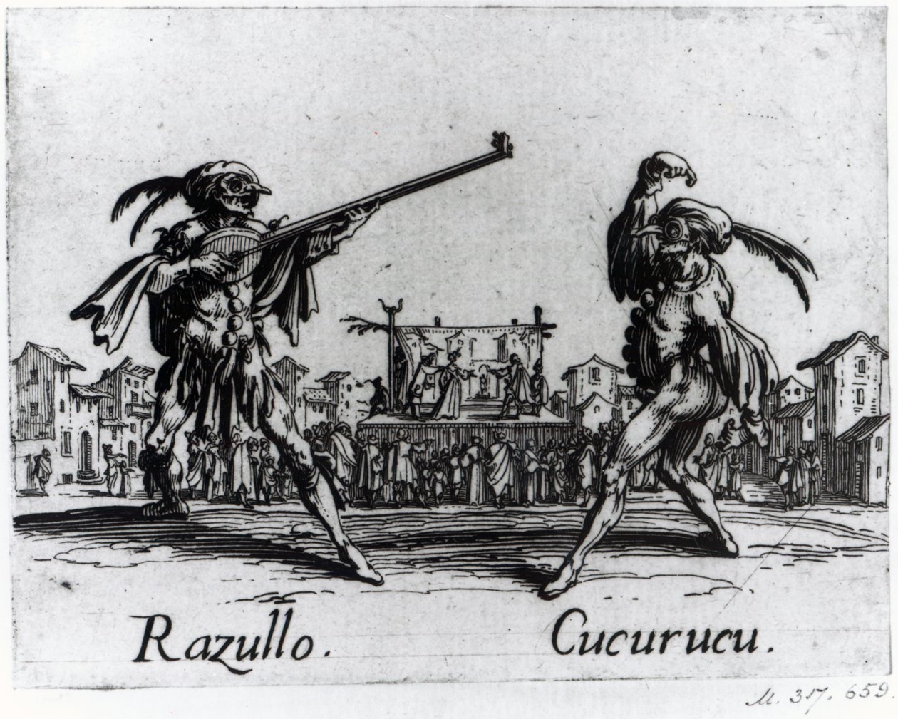 Balli de Sfessania, c.1622 de Jacques Callot