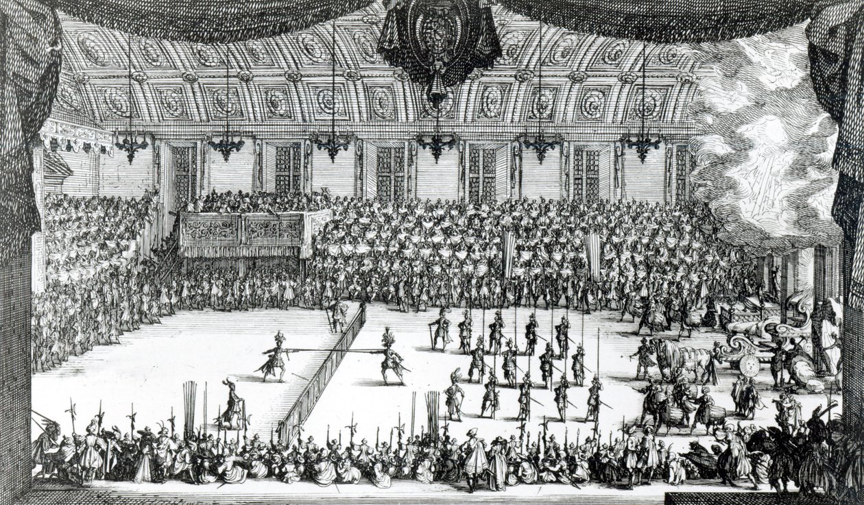 Combate à la Barrière de Jacques Callot
