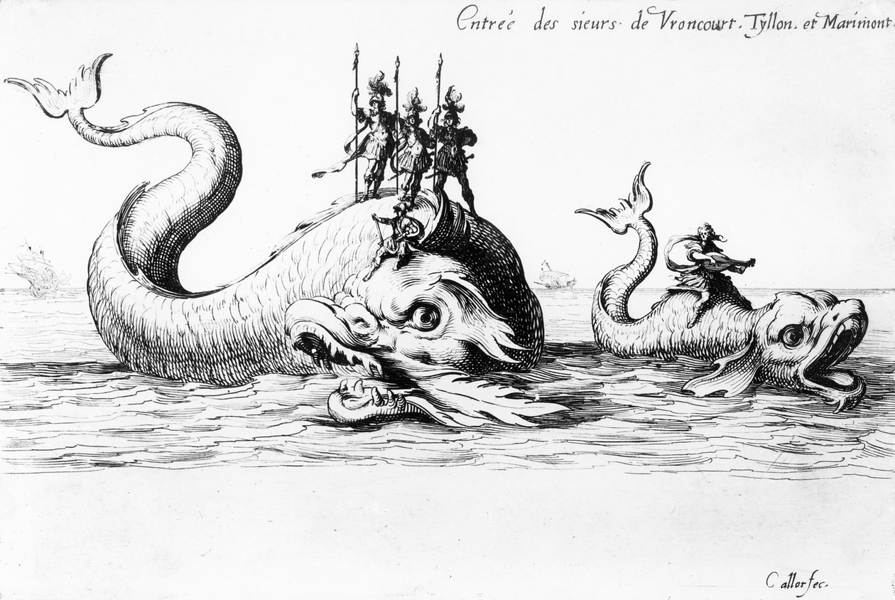 A entrada dos senhores de Vroncourt, Tyllon e Marimont de Jacques Callot