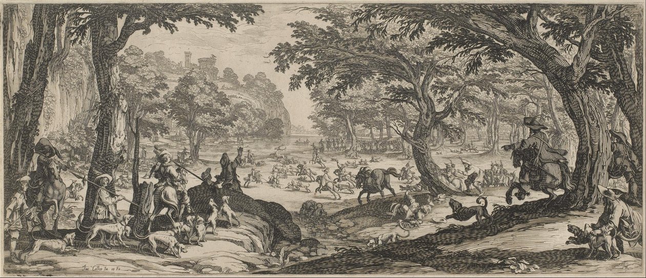 A Caça ao Cervo de Jacques Callot