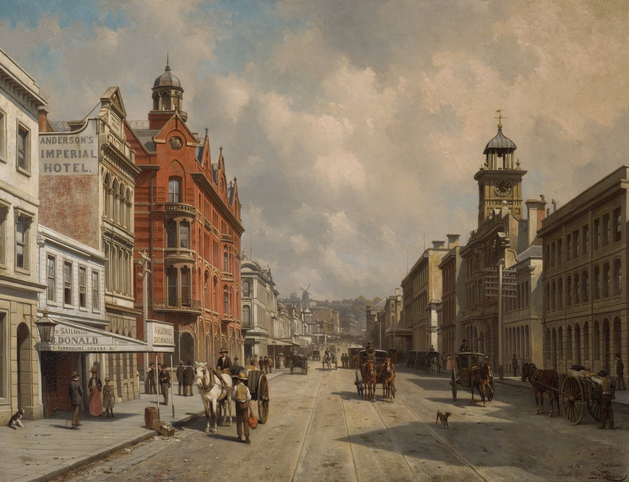 Queen Street, Auckland de Jacques Carabain