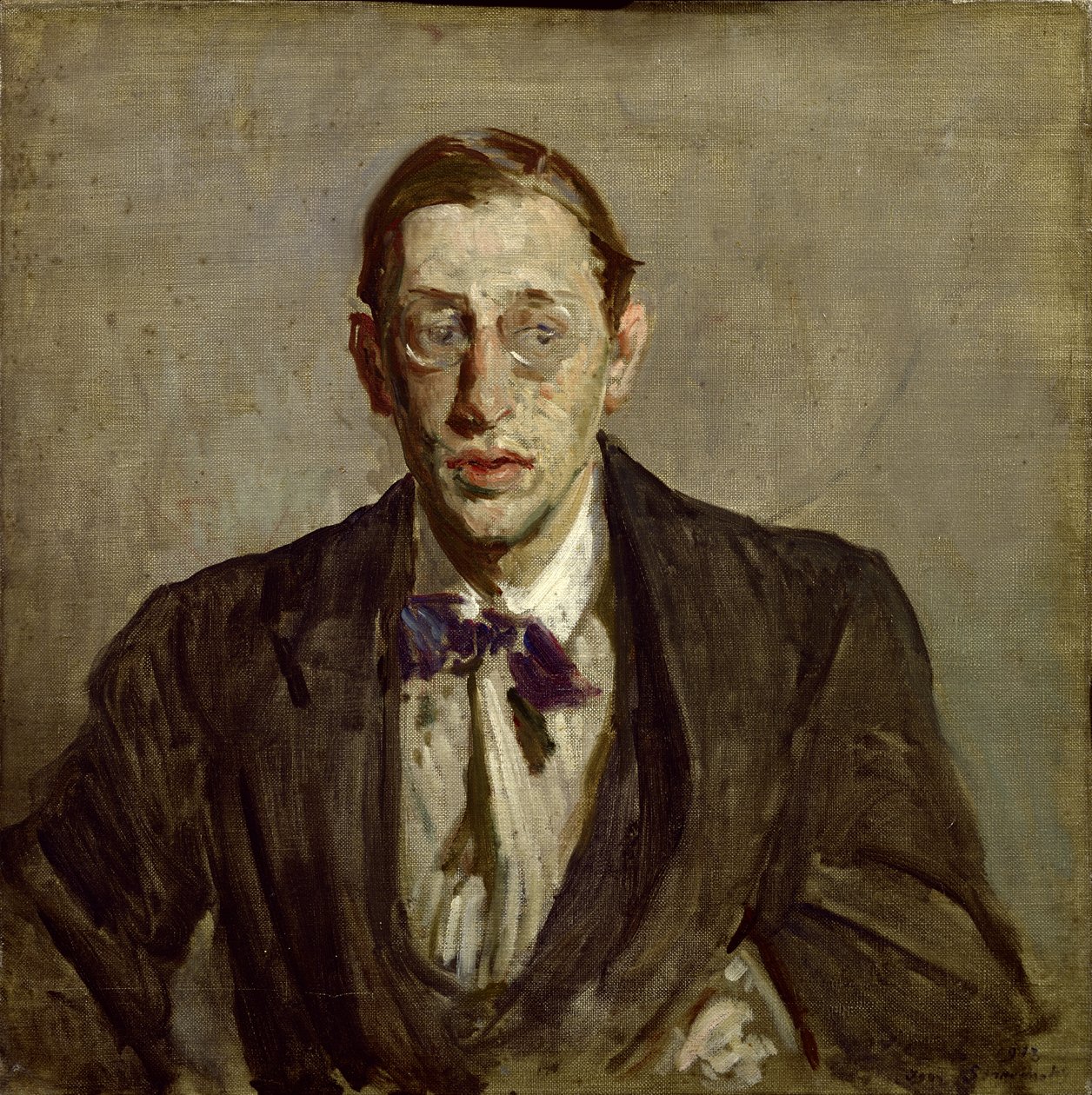 Estudo para um retrato de Igor Stravinsky (1882-1971), 1913 de Jacques Emile Blanche
