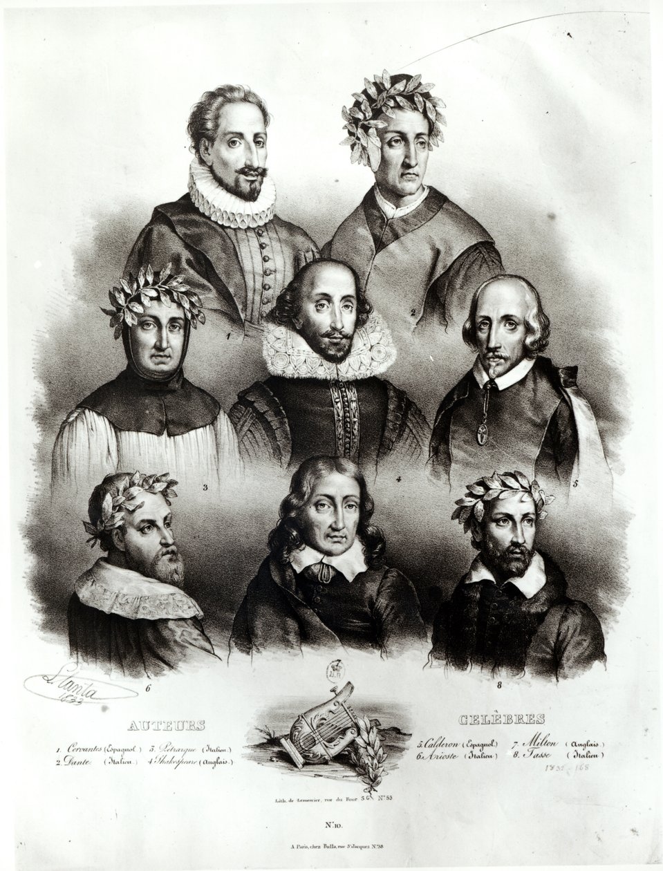 Autores famosos, 1833 de Jacques Francois Gauderique Llanta