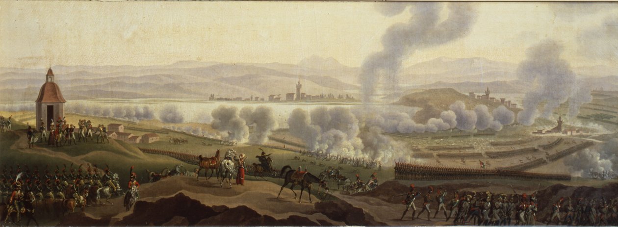 Napoleão I em Wagram em 1809 de Jacques Francois Joseph Swebach