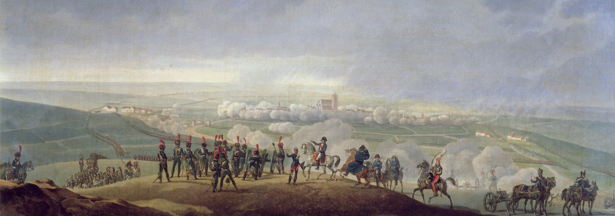 A Batalha de Austerlitz, 2 de dezembro de 1805 de Jacques Francois Joseph Swebach