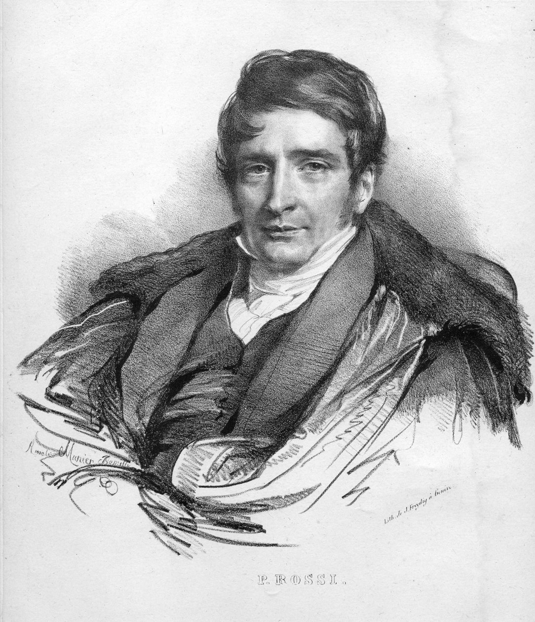 retrato gravado de Jacques Freydig d Munier Romilly