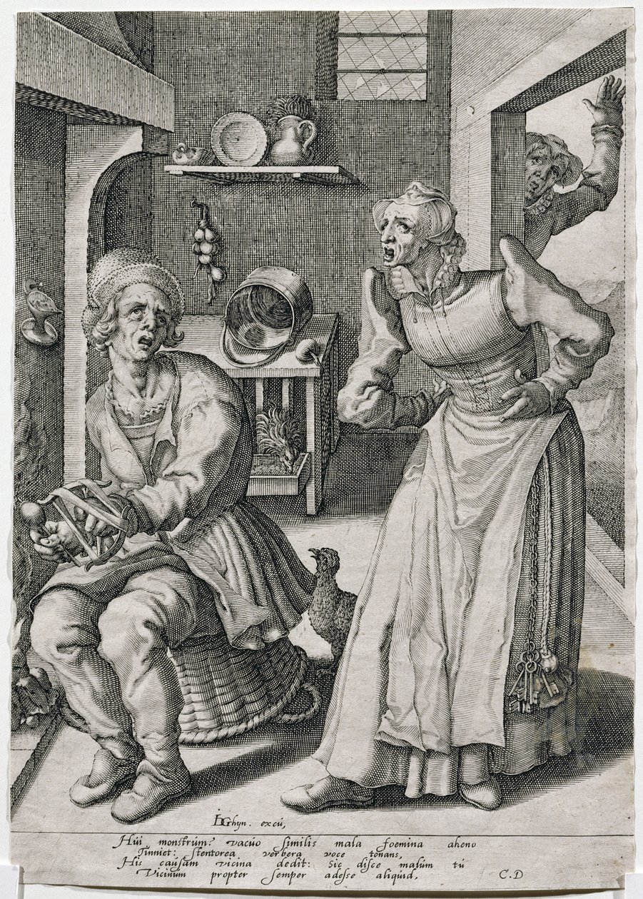 The Scold de Jacques II de Gheyn
