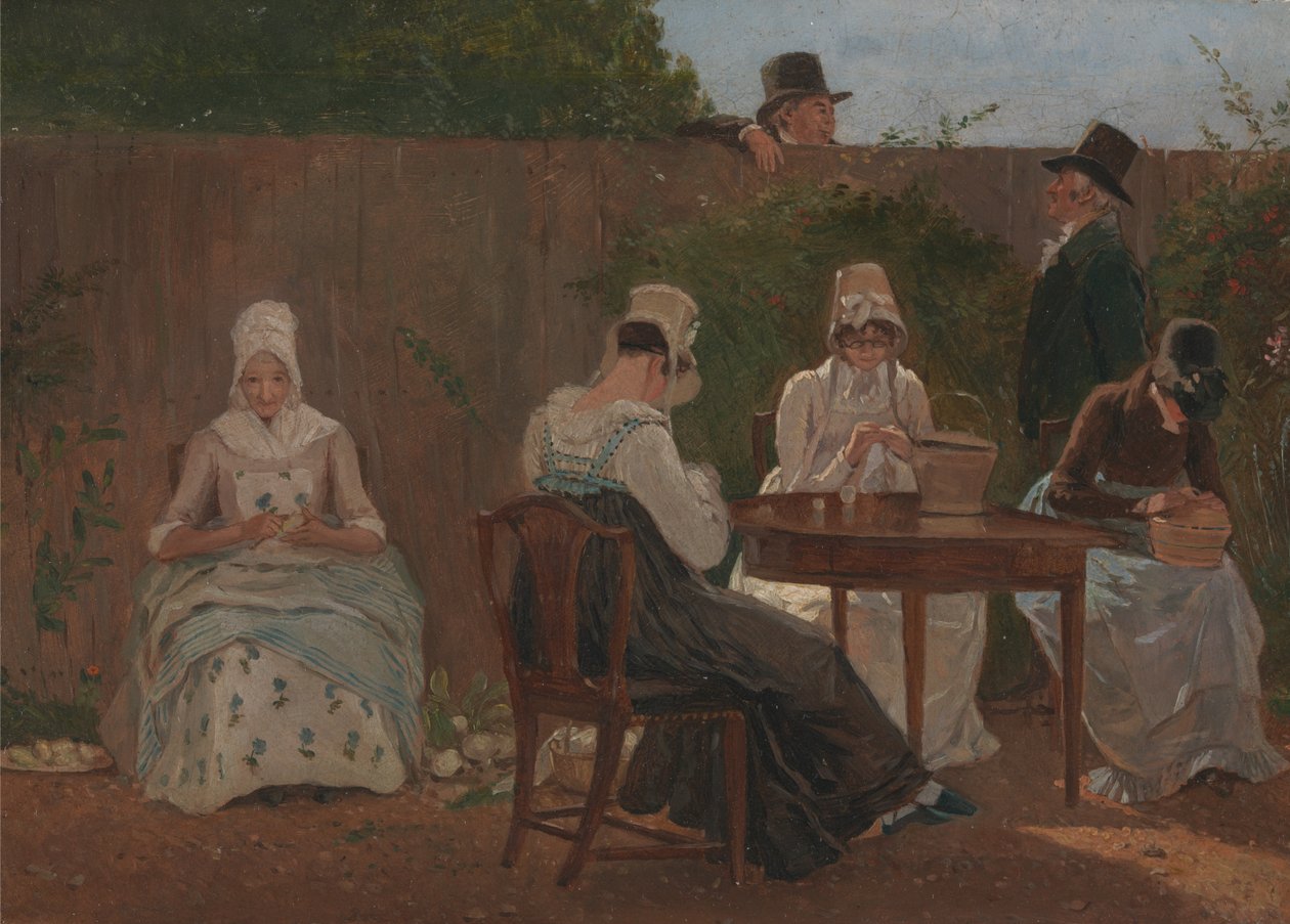 A família Chalon em Londres de Jacques Laurent Agasse