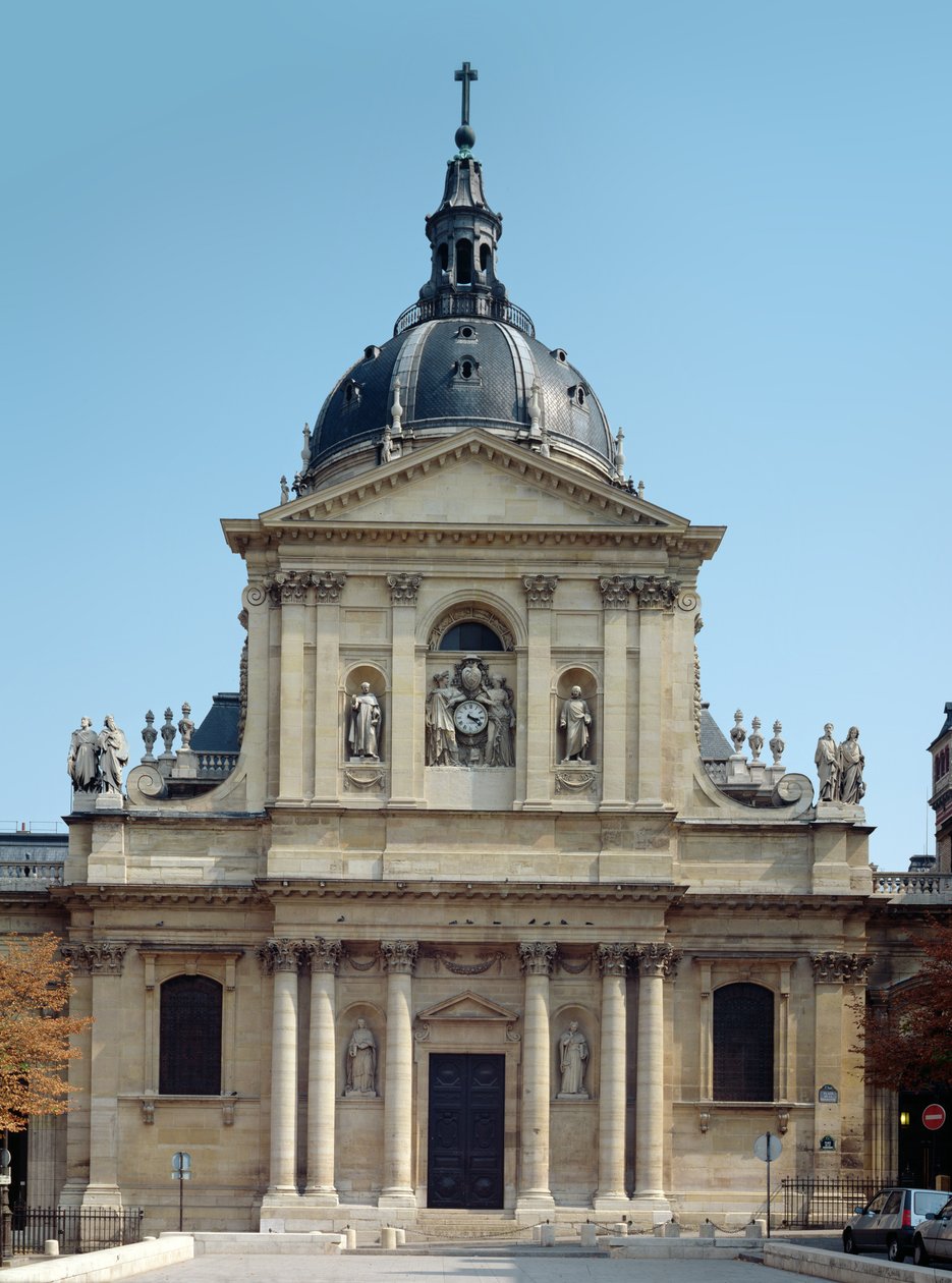 Vista da fachada, construída 1635-42 de Jacques Lemercier
