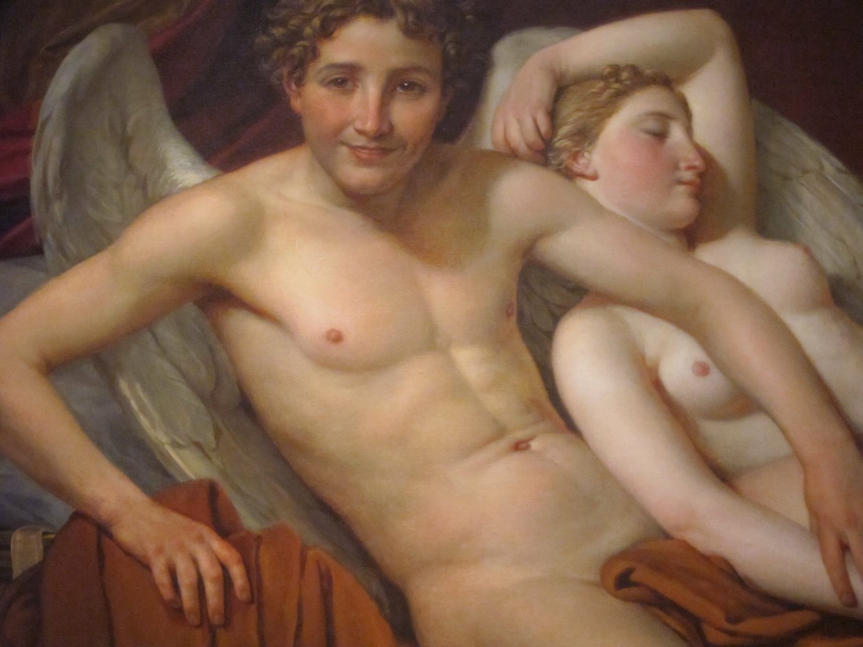 Cupido e Psique de Jacques Louis David