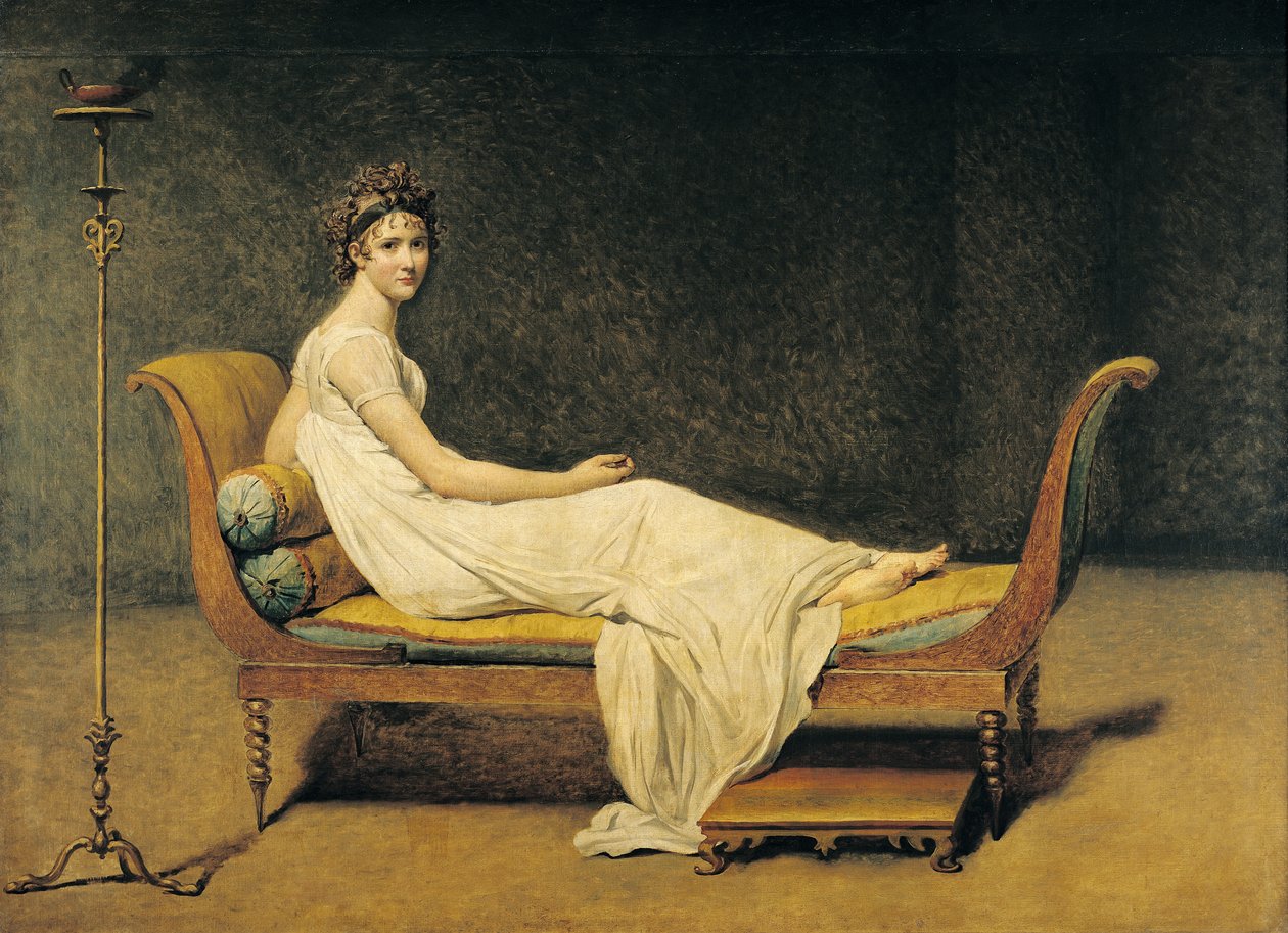 Madame Recamier, 1800 de Jacques Louis David