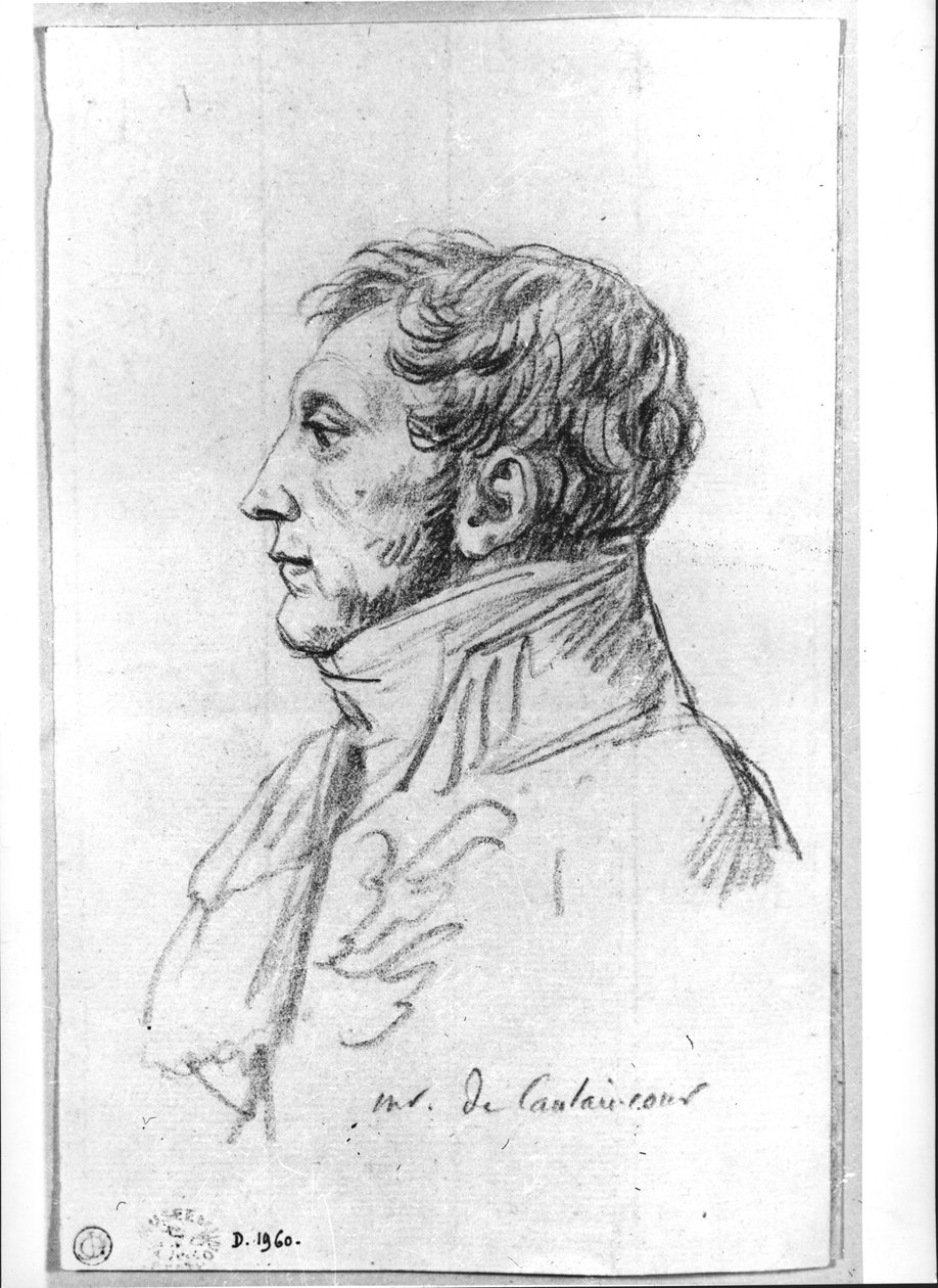 Retrato de Armand Augustin Louis. Marquês de Caulaincourt (1772-1827) de Jacques Louis David