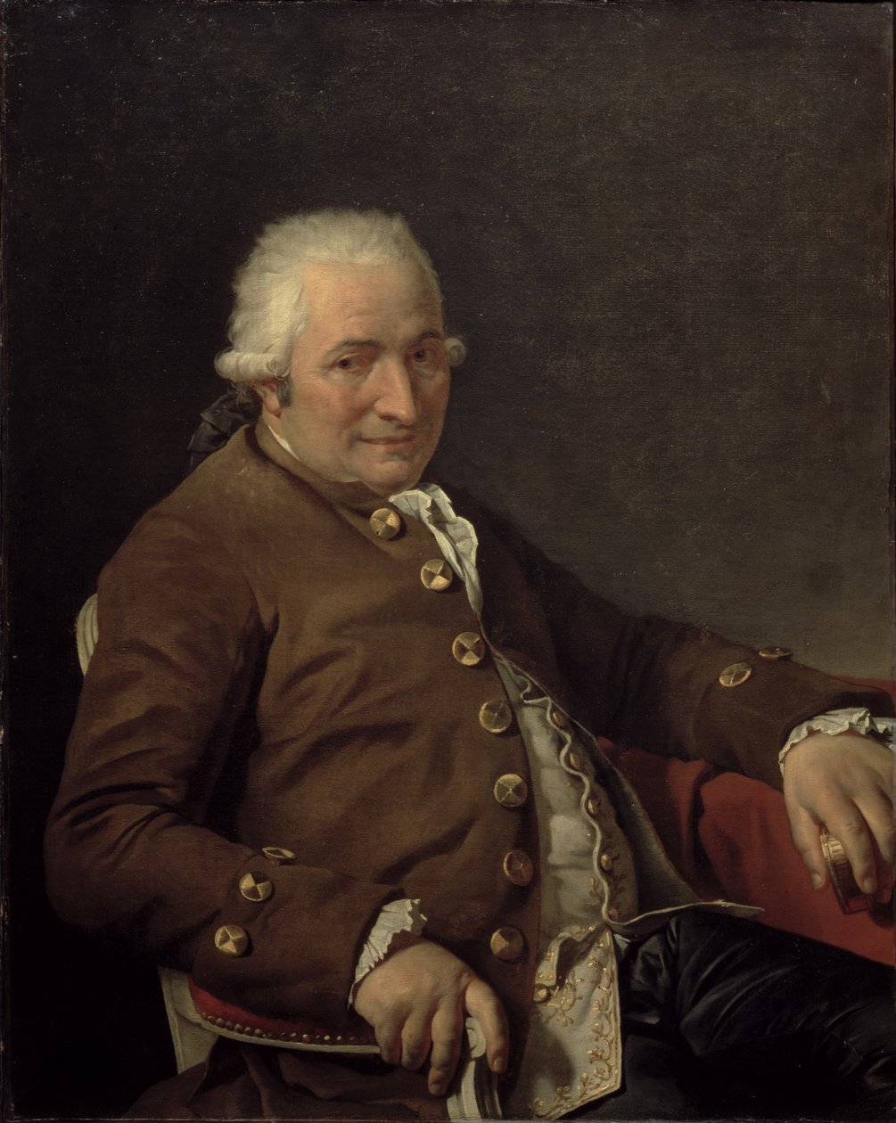 Retrato de Charles-Pierre Pecoul, 1784 de Jacques Louis David