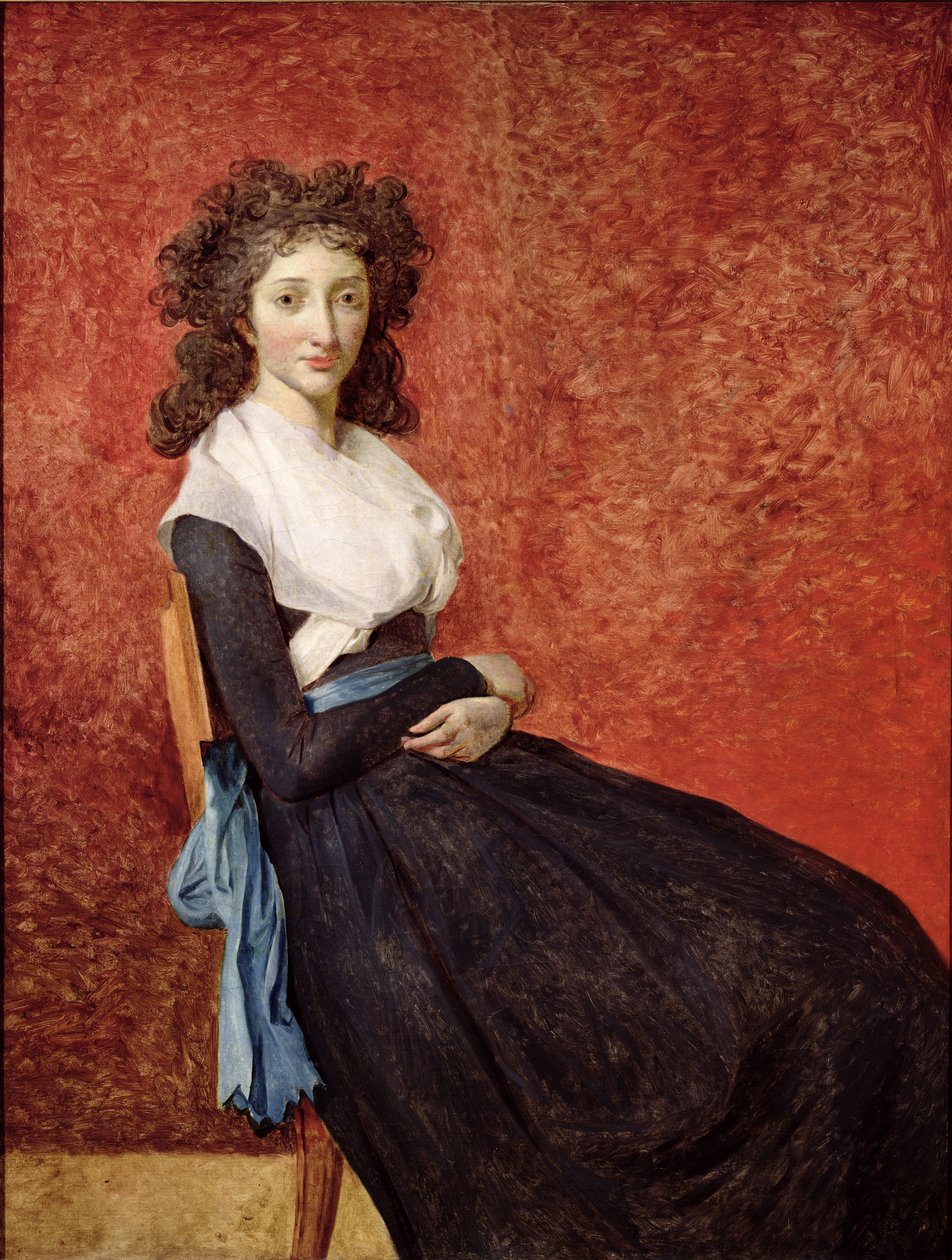 Retrato da Madame Charles-Louis Trudaine (1769-1802) c.1791-92 de Jacques Louis David