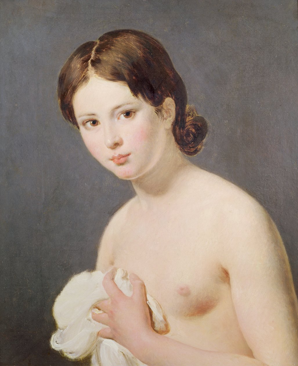 Retrato de uma jovem garota. c. 1795 de Jacques Louis David
