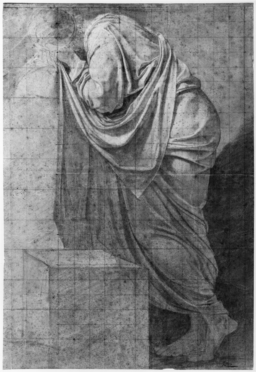 Estudo para &39;A Morte de Sócrates&39;, c.1787 de Jacques Louis David