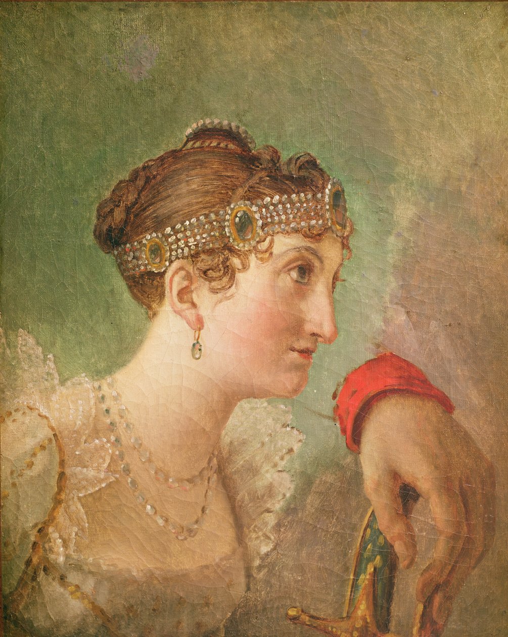 A duquesa de Rochefoucauld e a mão de Eugène de Beauharnais de Jacques Louis David